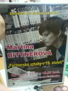 Takto jsem zvěčněna a zarámována v knihovně v Morav. Budějovicích.